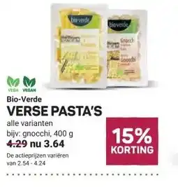 Ekoplaza Bio-Verde VERSE PASTA'S aanbieding