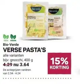 Ekoplaza Bio-Verde VERSE PASTA'S aanbieding