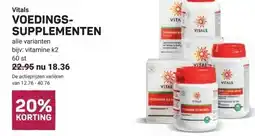 Ekoplaza VOEDINGS- SUPPLEMENTEN aanbieding