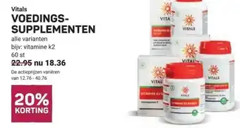 Ekoplaza VOEDINGS- SUPPLEMENTEN aanbieding