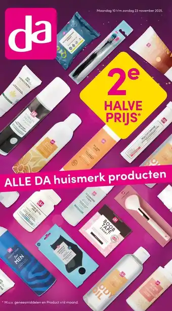 DA ALLE DA huismerk producten aanbieding