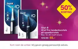 DA Oral-B iO of Pro tandenborstels en opzetborstels aanbieding