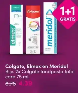 DA Colgate, Elmex en Meridol aanbieding