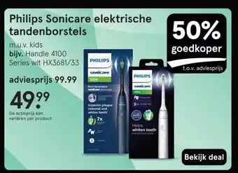 Etos Philips Sonicare elektrische tandenborstels aanbieding