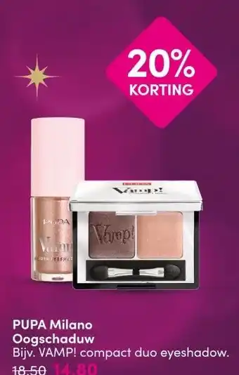 DA PUPA Milano Oogschaduw aanbieding