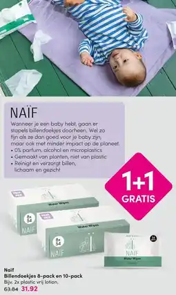 DA Naïf Billendoekjes 8-pack en 10-pack aanbieding