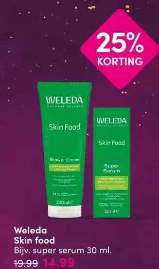 DA Weleda Skin food aanbieding