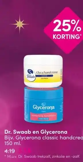 DA Dr. Swaab en Glycerona aanbieding