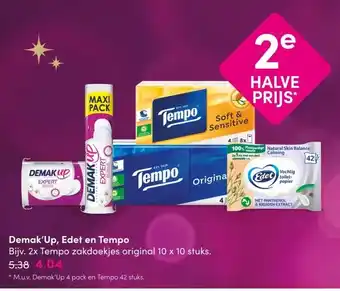 DA Demak'Up, Edet en Tempo aanbieding