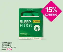 DA Get Plugged Oordopjes aanbieding