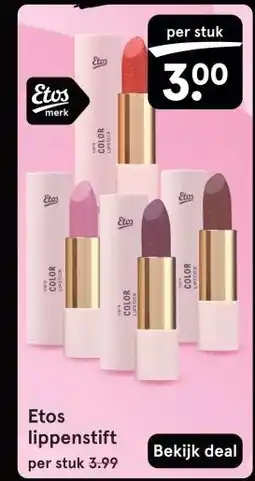 Etos Etos lippenstift aanbieding