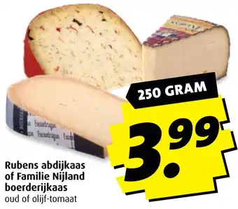 Boni Rubens abdijkaas of Familie Nijland boerderijkaas aanbieding