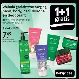 Etos gezichtsverzorging, hand, body, bad, douche en deodorant aanbieding