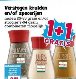 Boon`s Markt Verstegen kruiden en/of specerijen aanbieding