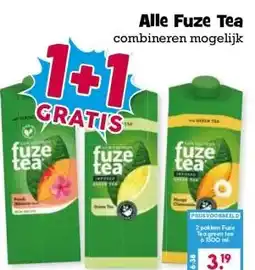 Boon`s Markt Alle Fuze Tea aanbieding