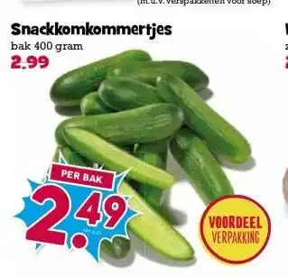 Boon`s Markt Snackkomkommertjes aanbieding