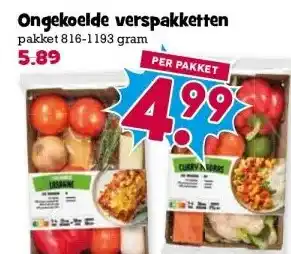 Boon`s Markt Ongekoelde verspakketten aanbieding