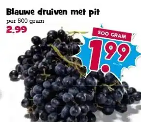 Boon`s Markt Blauwe druiven met pit aanbieding