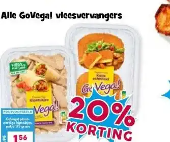 Boon`s Markt Alle GoVega! vleesvervangers aanbieding