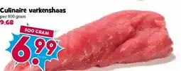 Boon`s Markt Culinaire varkenshaas aanbieding