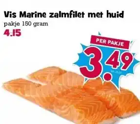 Boon`s Markt Vis Marine zalmfilet met huid aanbieding