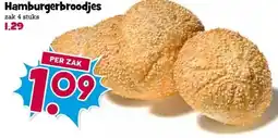 Boon`s Markt Hamburgerbroodjes aanbieding