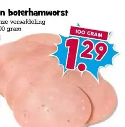 Boon`s Markt Zwan boterhamworst aanbieding