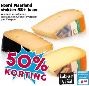 Boon`s Markt Noord Waarland stukken 48+ kaas aanbieding