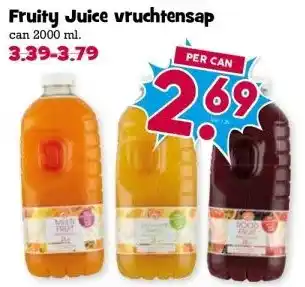 Boon`s Markt Fruity Juice vruchtensap aanbieding