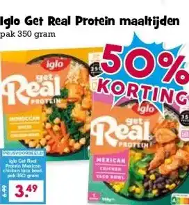 Boon`s Markt Iglo Get Real Protein maaltijden aanbieding