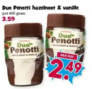 Boon`s Markt Duo Penotti hazelnoot & vanille aanbieding