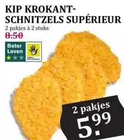 Boon`s Markt KIP KROKANT- SCHNITZELS SUPÉRIEUR aanbieding