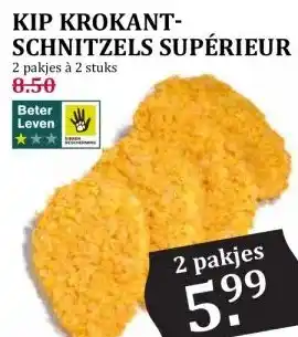 Boon`s Markt KIP KROKANT- SCHNITZELS SUPÉRIEUR aanbieding