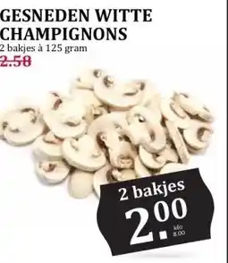 Boon`s Markt GESNEDEN WITTE CHAMPIGNONS aanbieding