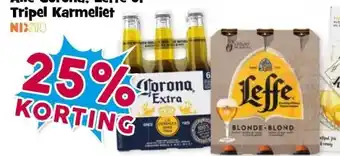 Boon`s Markt Alle Corona, Leffe of Tripel Karmeliet aanbieding
