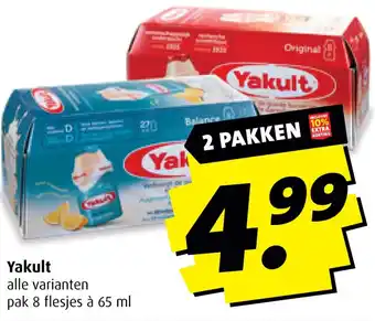 Boni Yakult aanbieding