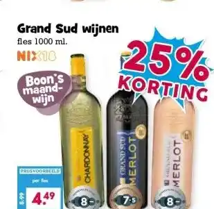 Boon`s Markt Grand Sud wijnen aanbieding