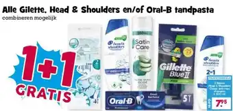Boon`s Markt Alle Gilette, Head & Shoulders en/of Oral-B tandpasta aanbieding