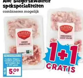 Boon`s Markt Alle Slagerskwaliteit spekspecialiteiten aanbieding