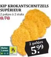 Boon`s Markt KIP KROKANTSCHNITZELS SUPÉRIEUR aanbieding