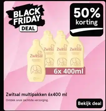 Etos Zwitsal multipakken 6x400 ml aanbieding