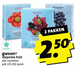 Boni Gwoonº diepvries fruit aanbieding