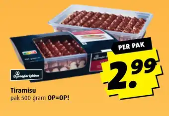 Boni Tiramisu aanbieding