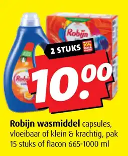 Boni Robijn wasmiddel aanbieding