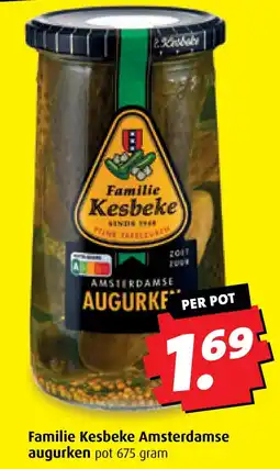 Boni Familie Kesbeke Amsterdamse augurken aanbieding