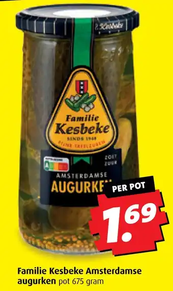 Boni Familie Kesbeke Amsterdamse augurken aanbieding