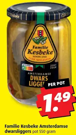 Boni Familie Kesbeke Amsterdamse dwarsliggers aanbieding