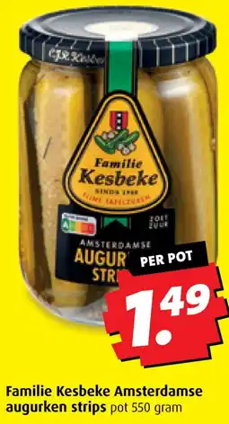 Boni Familie Kesbeke Amsterdamse augurken strips aanbieding
