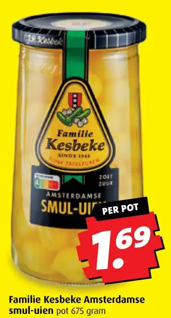 Boni Familie Kesbeke Amsterdamse smul uien aanbieding
