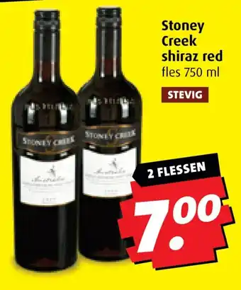 Boni Stoney Creek shiraz red aanbieding